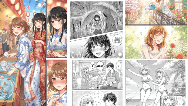 Настройте стиль и макет своей манги