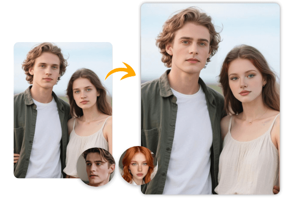 Resultados realistas con el intercambio de rostros en video