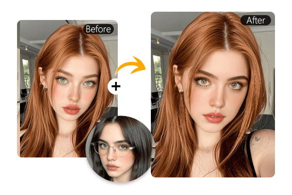 用照片换脸工具,在任意照片中交换面孔