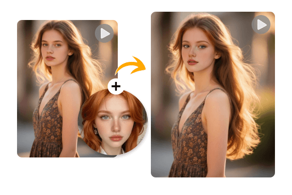 Crea un divertido y realista intercambio de rostros en video con Dreamyify