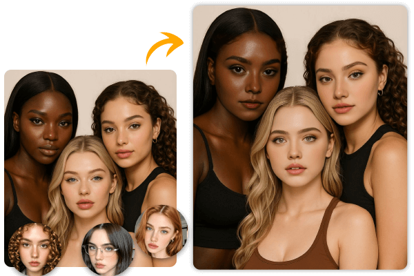 Easy Multiple Face Swap Video for Everyone
